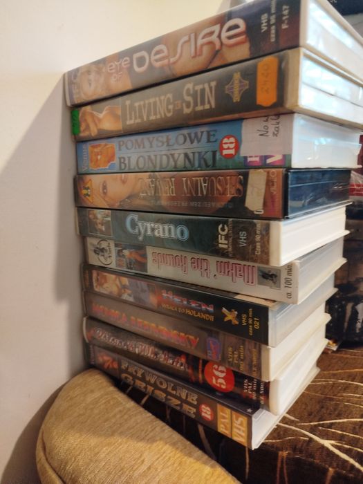 Kasety VHS, 10szt. Polecam
