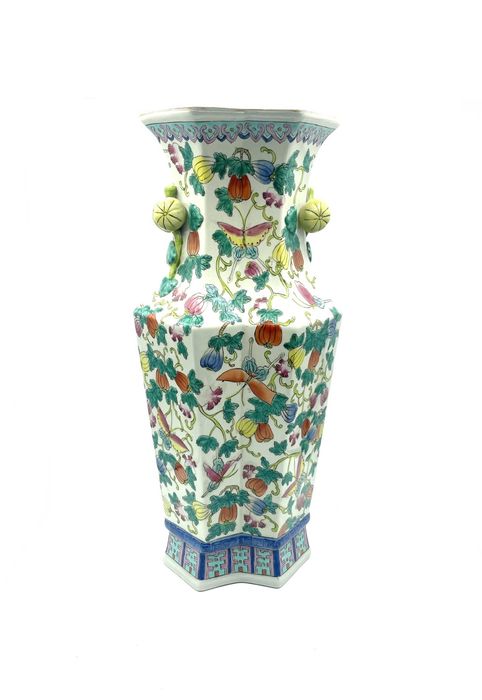 Vazo porcelana chinês seculo XIX