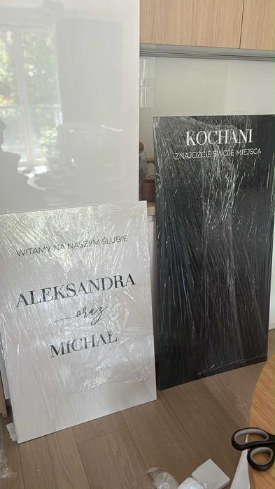 Zestaw ślub wesele tablica powitalna +plan stołów+podest