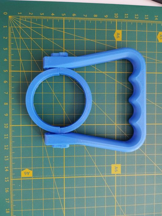Ручка для бутля синя