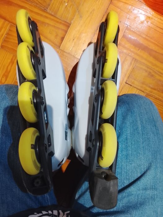 Patins em linha usados 1x