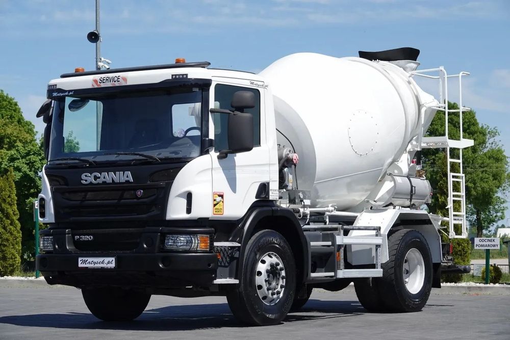 Scania P 320 / BETONOMIESZARKA / GRUSZKA / 6 m3 / EURO 6