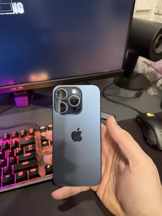 iphone 15 pro blue titanium 128gb