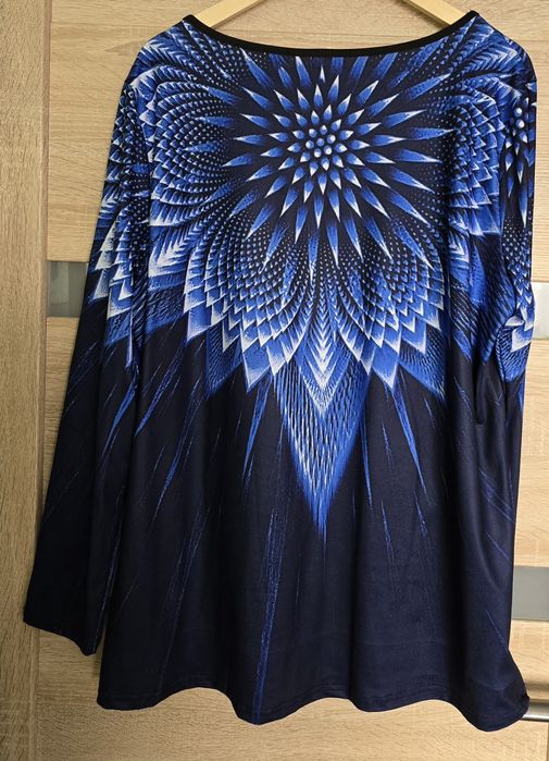 Bluzka tunika 48 / 50 kwiat