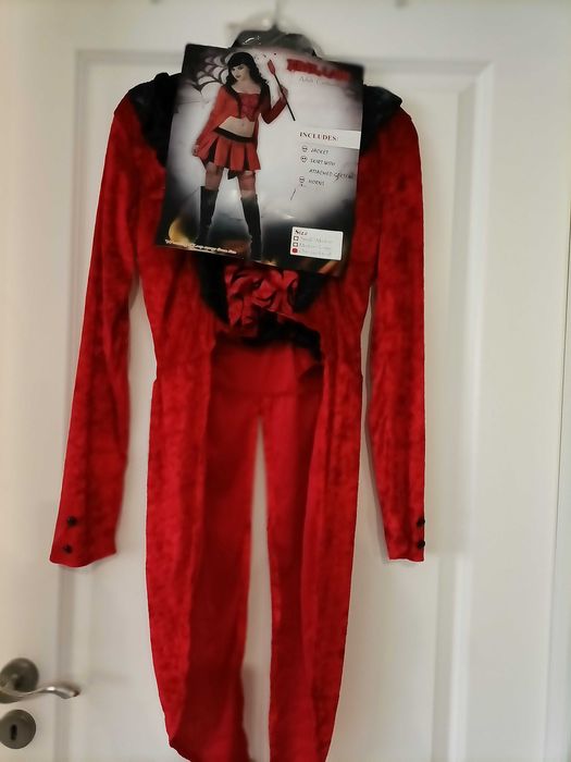 Fato Carnaval Devil Lady - NOVO