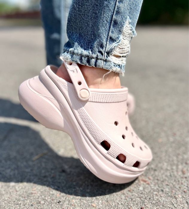 Купить Crocs Classic Bae Powder Жіночі на Платформі