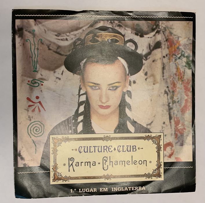 Vinil The Culture Club c os singles "Karma Chameleon & That's The Way"