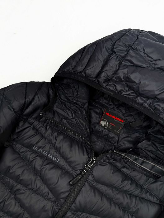 Mammut czarna kurtka puchowa z kapturem L