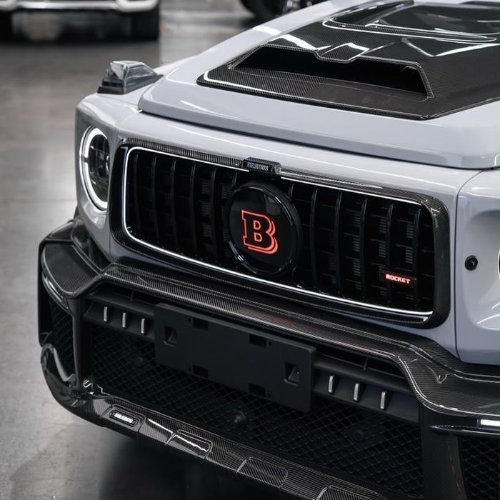 Обвес BRABUS ROCKET 2026 Карбон для Mercedes G-Class W464 W465 насадки, диски, накладка на капот, люстра, спойлер, рамка решетки