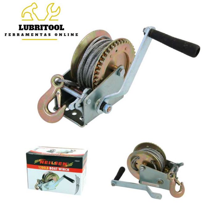 Guincho Manual com Cabo 500Kg 10M CT0319 | NOVOS