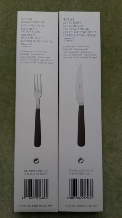 Villeroy&Boch Texas sztućce do pizzy/steków 2 el.