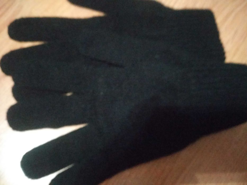 czarne rękawiczki meskie/ uniseks L/XL