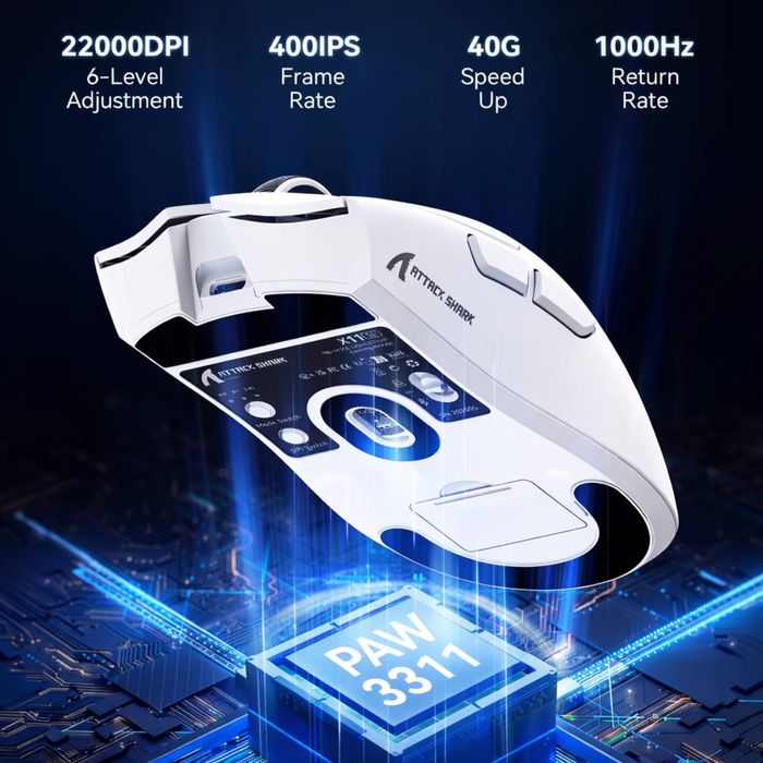 Миша Attack Shark X11Se