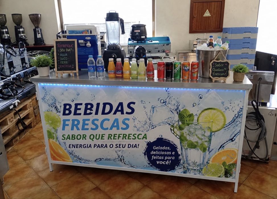 Balcão de atendimento para festas , Bar , Bancada dobravel