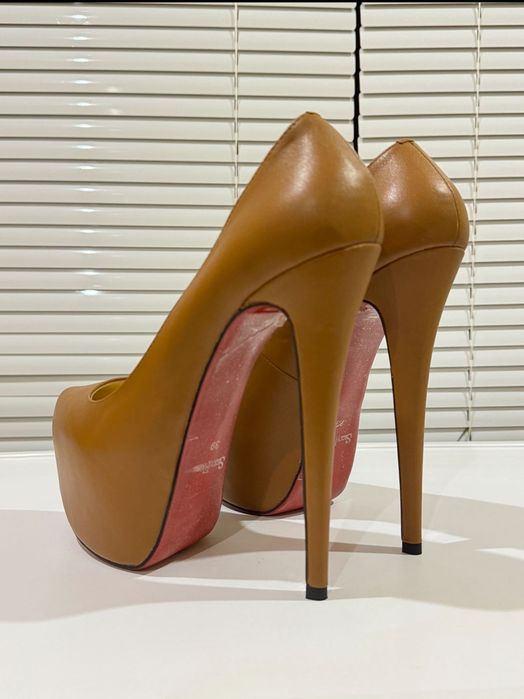 Туфлі Christian Louboutin, Туфли лабутены, лабутени коричневі: 1