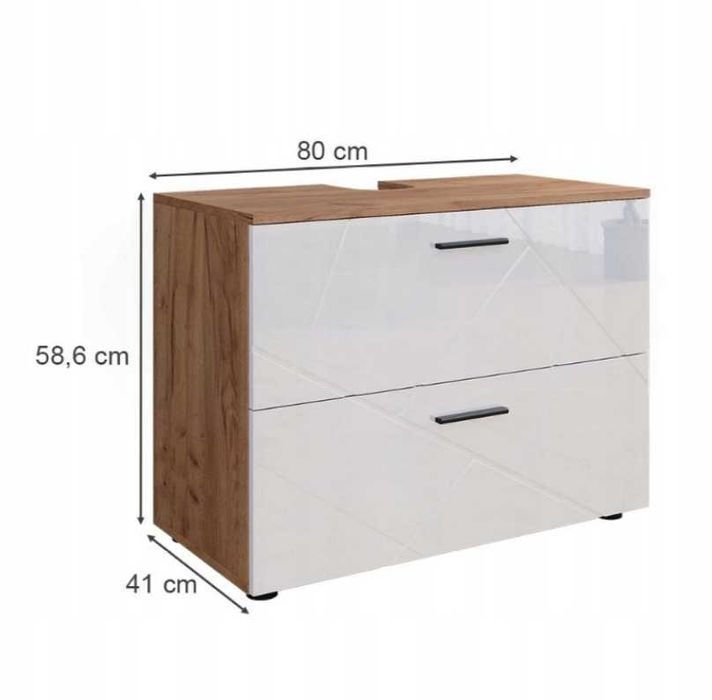 Szafka pod umywalkę 80 x 58.6cm Vicco