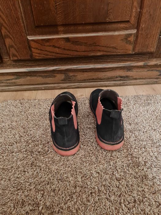 Botas baixas de camurça 36