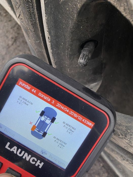 Датчики тиску шин(датчики давления)на будьяке авто. Підвʼязка датчиків