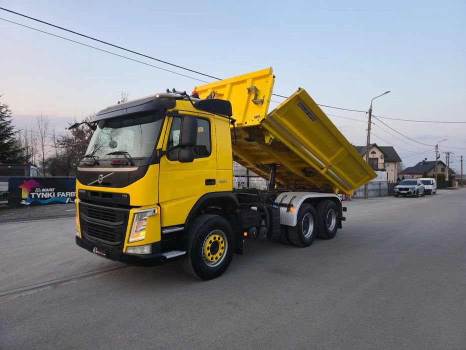 Volvo FM 460/6X4/Wywrotka /Burt Matic/3 Stronny Kiper  Wywrotka, Import Niemcy, Wysoka burta