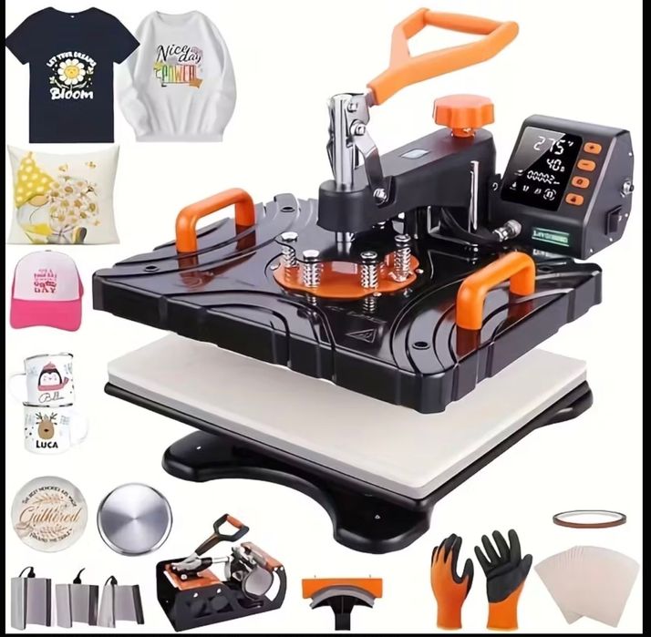 Urządzenie do sublimacji, prasa termiczna 8w1