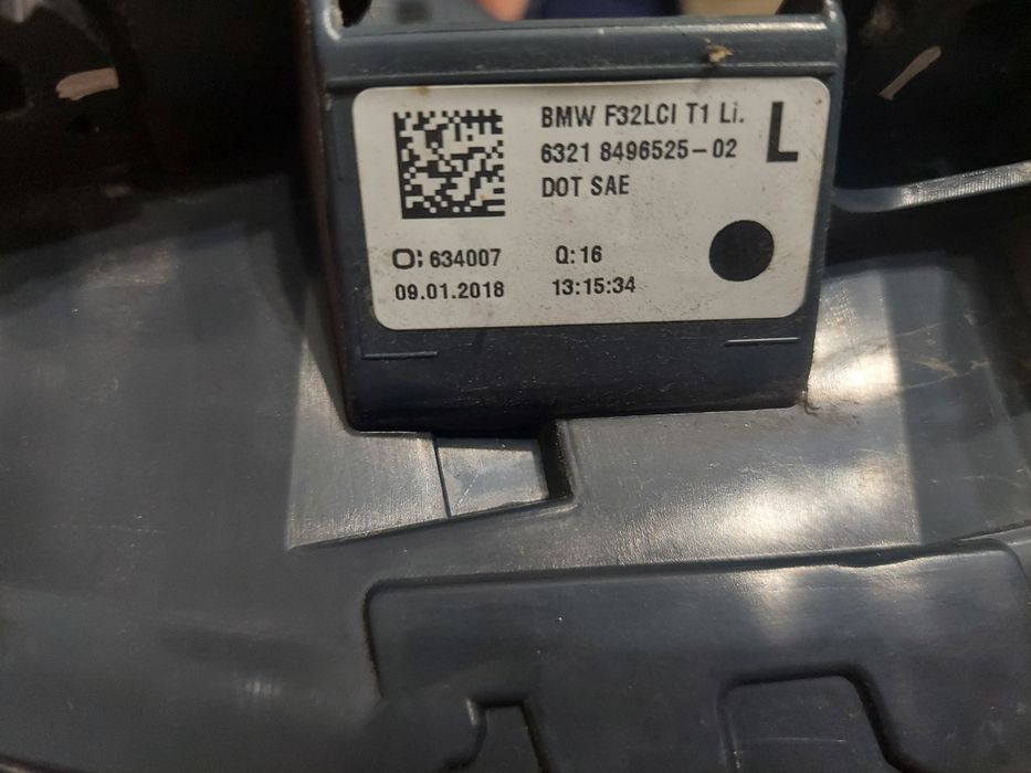 Задній лівий ліхтар BMW F32/F36, США