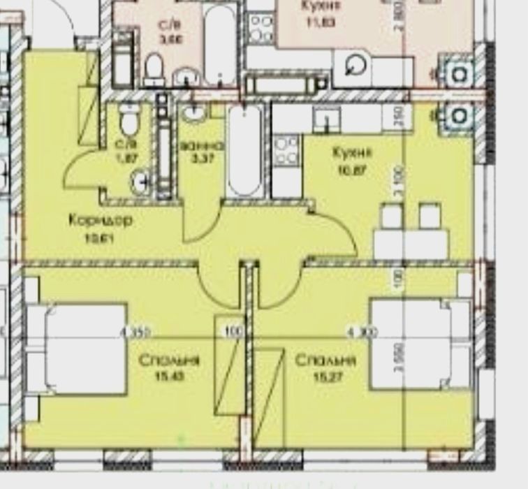 Продаж 2 кім. квартира 58м. Новобуд. Львів Дубляни.