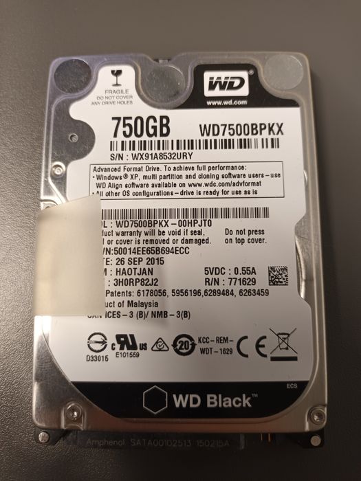 2.5-inch SSD Disk, 320 GB, 500 GB, 1 TB64752119815682124