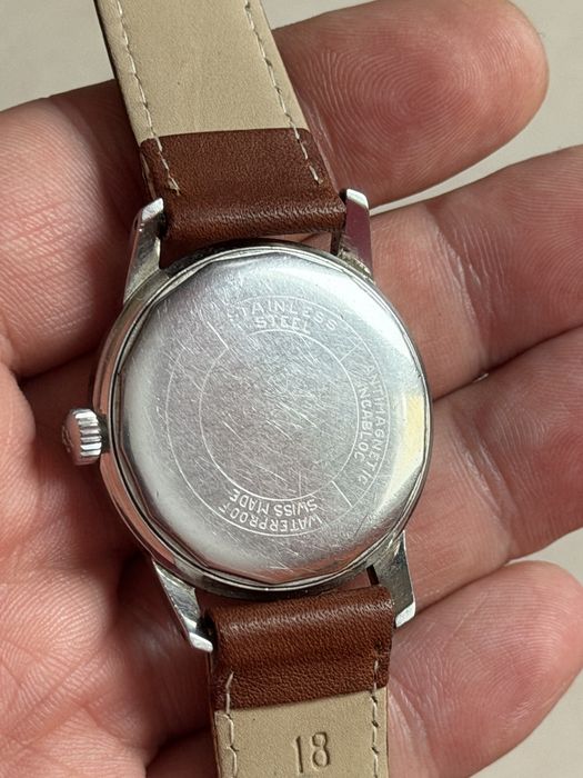 Zegarek Lemania 17 jewels Swiss made, rozmiar 35/44mm, piękny stan