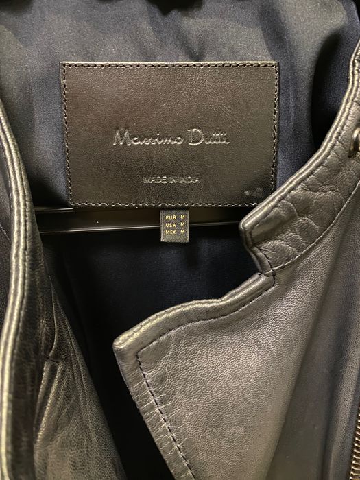 Куртка Massimo Dutti з натуральної шкіри