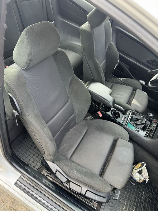 Wnętrze fotele kanapa M-pakiet BMW E46 Compact alkantra