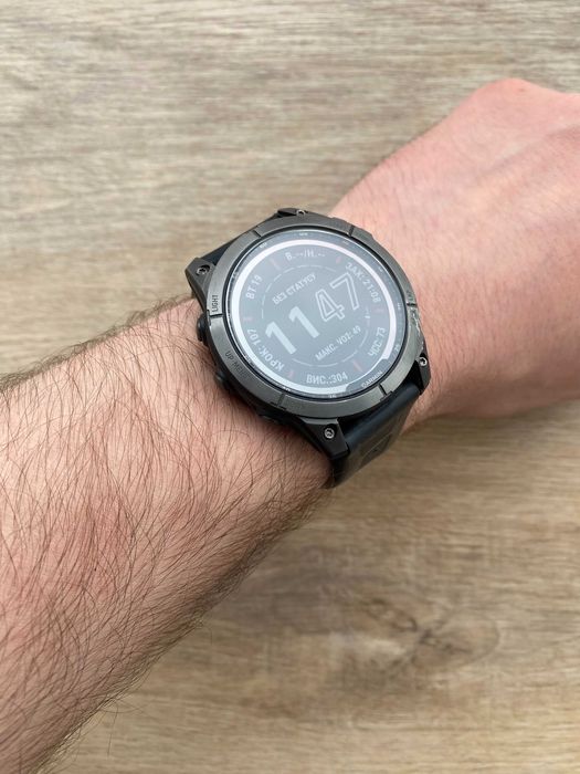 Garmin Fenix 7 Sapphire Solar Titanium | Практично ідеальний | Повний комплект | Гарантія