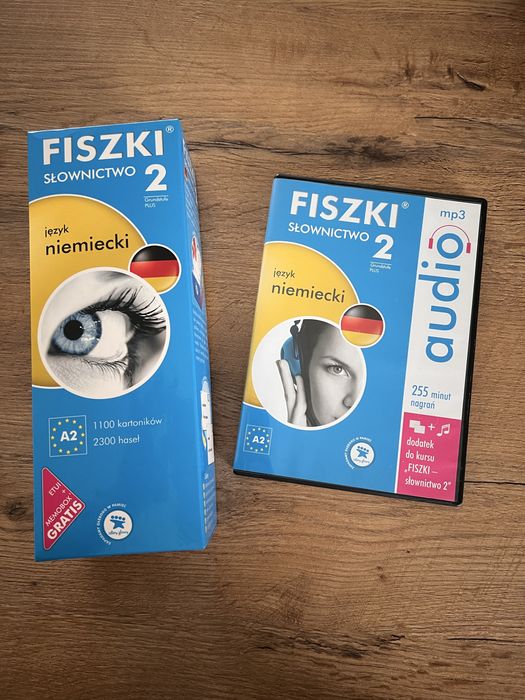 Fiszki słownictwo 2 niemiecki plus płyta