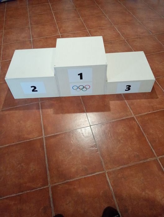 Pódio para jogos olímpicos