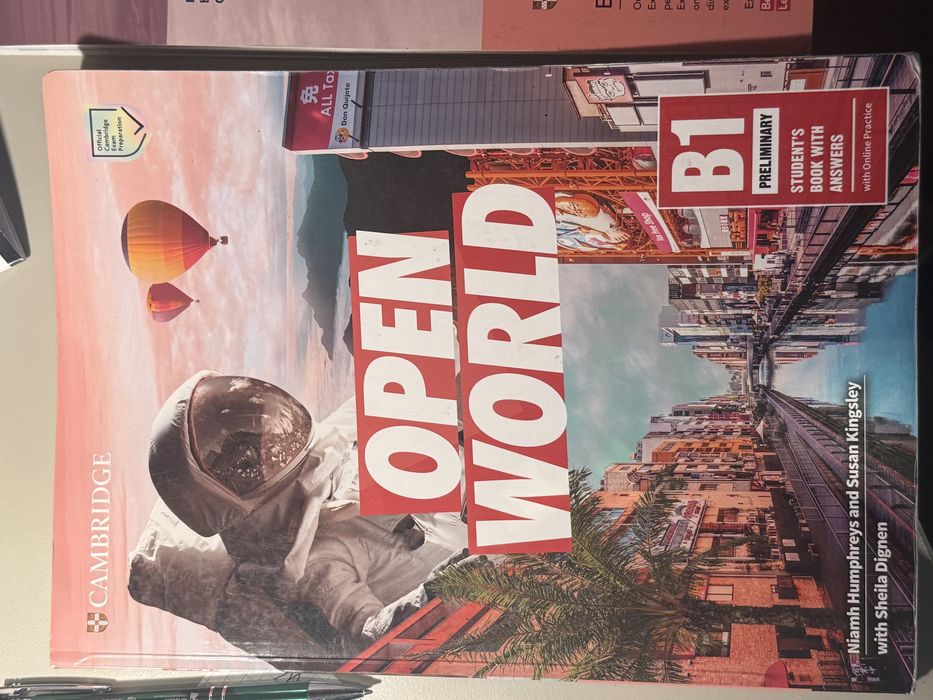 Podręcznik z angelskiego Open world B1 Student book Cambridge 2019