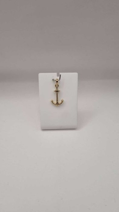 Złota zawieszka pr. 585 kotwica - nowa