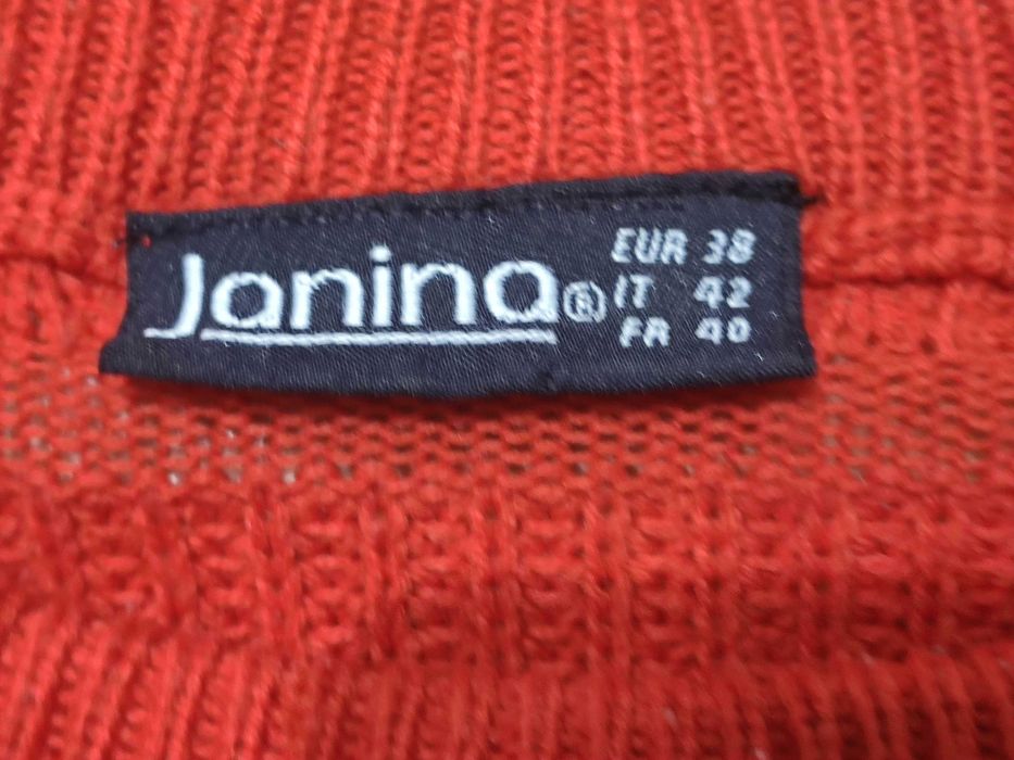 czerwony sweter rozmiar 38