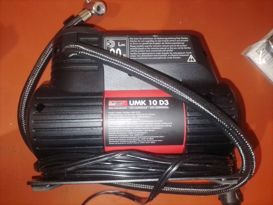 Мини-компресор для авто (12 вольт, від прикурювача), 22 л/хв