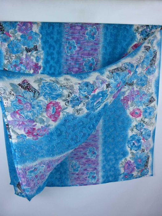duży indyjski szal dupatta  220 x 106 cm