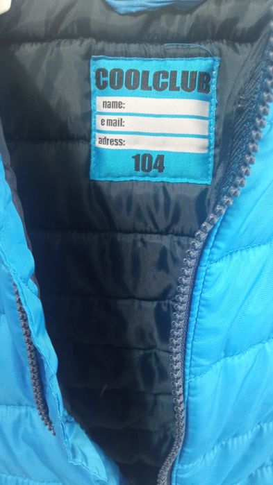 Bezrękawnik rozmiar 104