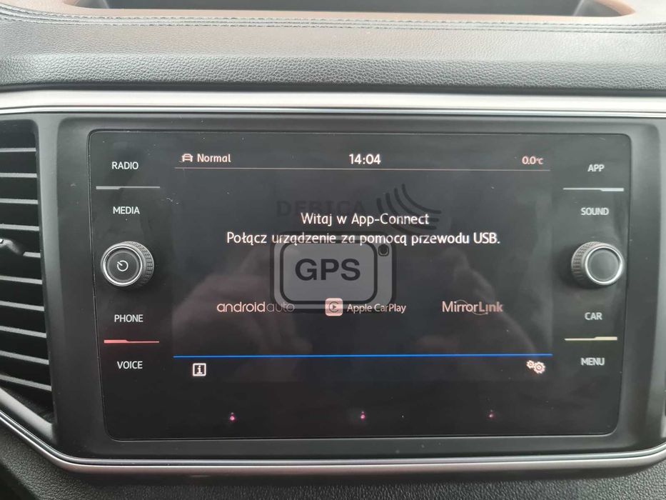 Android Auto CarPlay AppConnect Volkswagen VW MIB 2 Discover Media Map