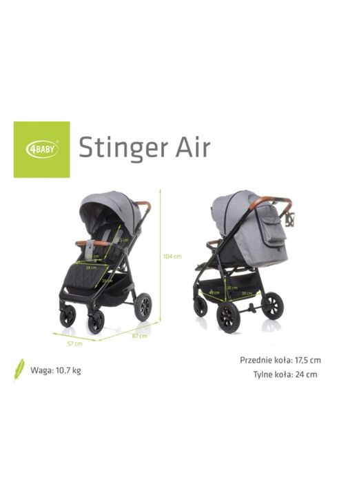 Wózek stinger air 4baby