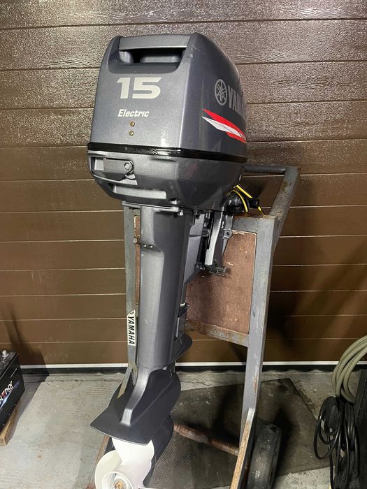 мотор лодочний двигун до човна yamaha 15 електростартер 2т