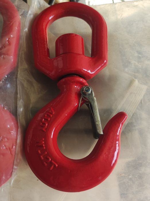 Ganchos de grua de 5 e de 2 toneladas