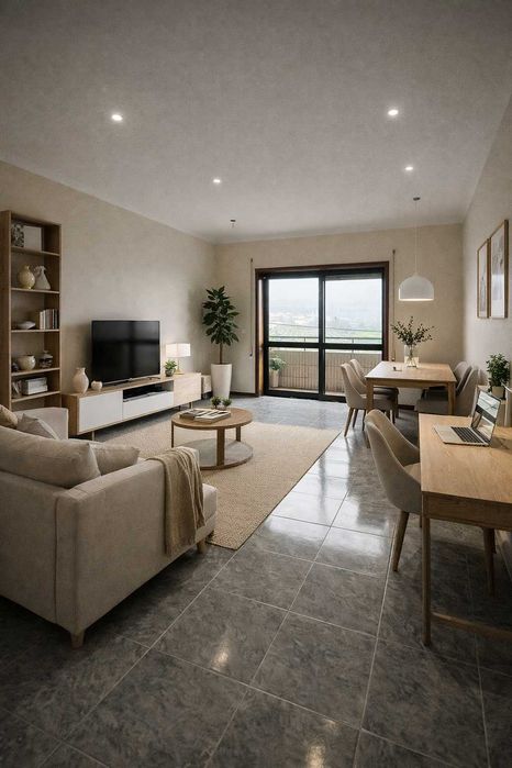 Apartamento T2 envolvido num condomínio de luxo