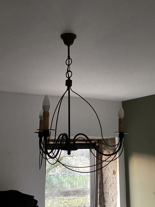 Candeeiro estilo rústico64552764545283121