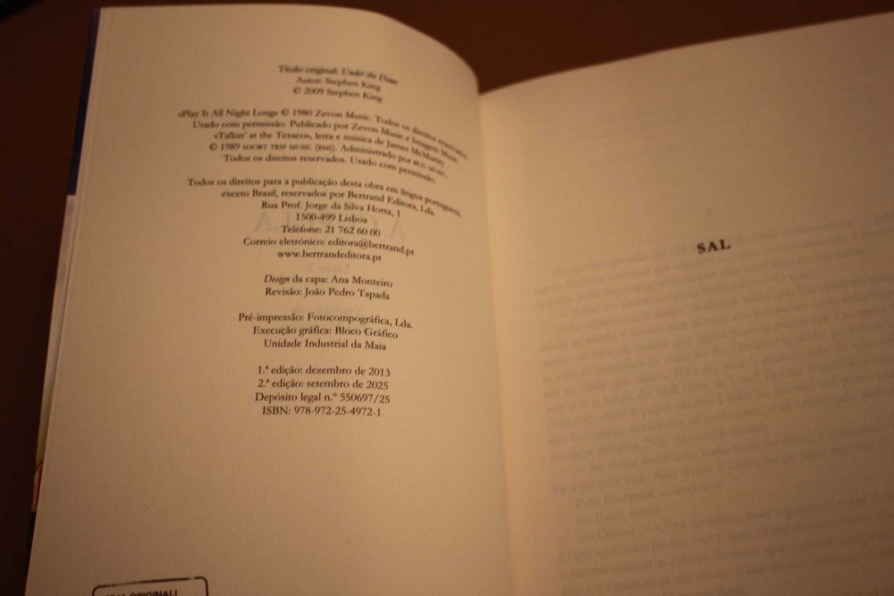 A Cúpula Livro II de Stephen King
