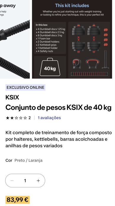 Barras.Pesos.Kettlebell.Tapete. Musculação