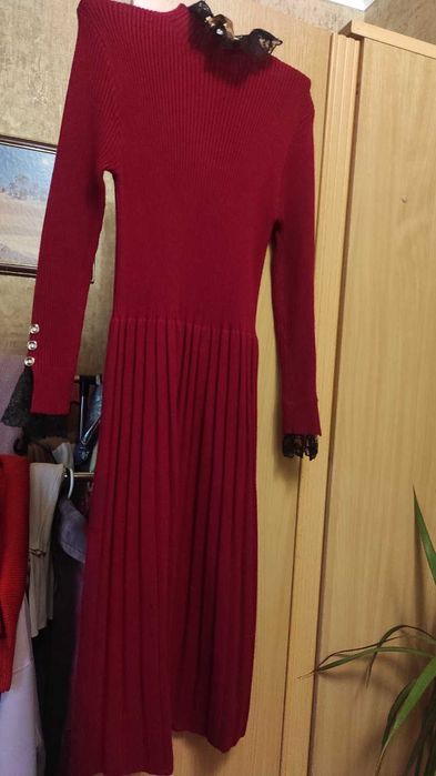 платье трикотажное