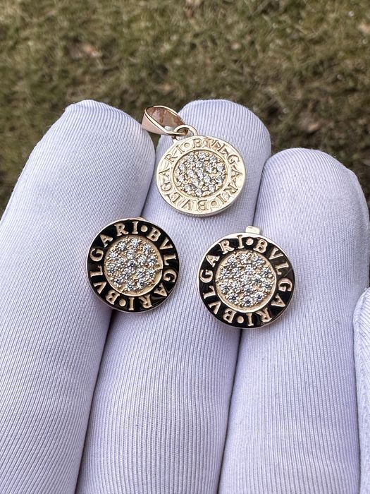 Золотой комплект bvlgari 585