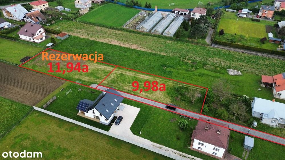 Działki budowlane w Jedliczu z mediami i z wydanymi Warunkami Zabudowy